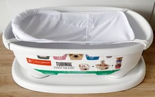Tubimal Badewanne m. Netzeinsatz f. Baby, später Kleinkind, Spielzeugkiste Schaf