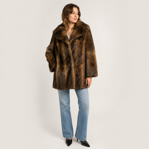 Pelzjacke echtpelz echt - pelzjacke,
