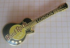 HARD ROCK CAFE / LONDON 1990s BLACK LES PAUL GUITAR ....HRC Spange (804)