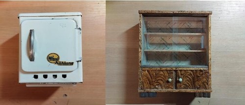 Alter puppenstubenschrank - alter,