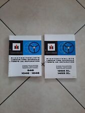 IHC MC Cormick Richtzeitenliste  946 1046 1246 1255 1455 XL Original Diesel