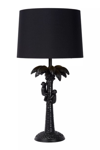 Tischlampe stoff schwarz - tischlampe,