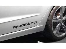 Audi Dekorfolie quattro Schriftzug Brillantschwarz Aufkleber 4G0064317A