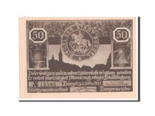 [#350889] Geldschein, Deutschland, Burgel Stadt, 50 Pfennig, 1921, UNZ-, Mehl:20
