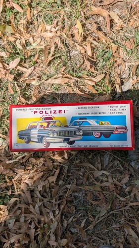 Blechspielzeug polizeiauto aus - blechspielzeug,