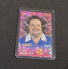 Panini 2025 PDC Premier League Trading Card Peter Manley Pink Cracked Ice