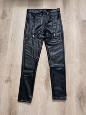 Herren kunstleder hose - kunstleder,