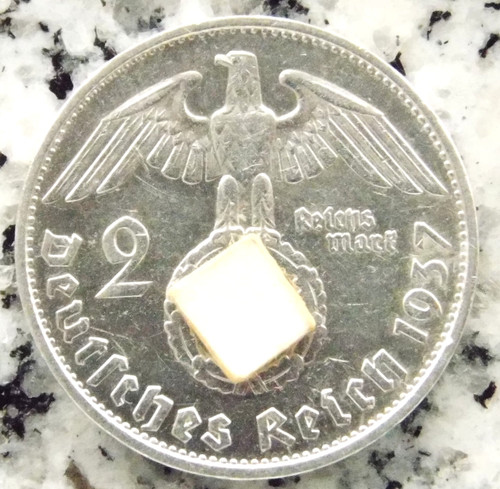 Silbermünze reichsmark 1937 - silbermünze,