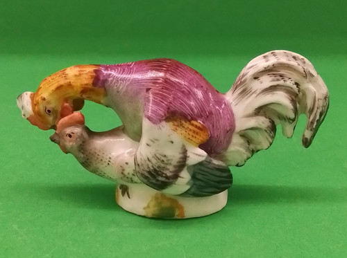 Porzellan figur meissen hahn - figur,