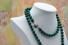 Malachit grün Perlenkette mit