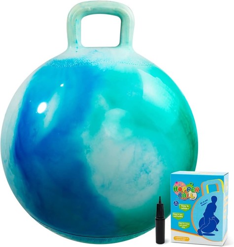 Hüpfball 55cm mit pumpe 100 - mit, pumpe,