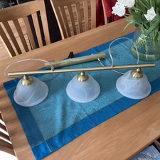 Pendelleuchte LED, Glas Opal