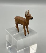 Alte Lotte Sievers Hahn Holz Figur Reh Krippe Puppenstube Zubehör Lindenholz Alt