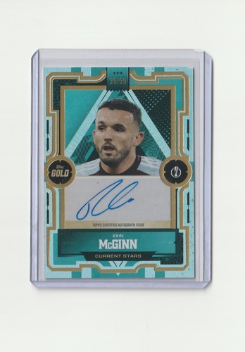 Topps gold john mcginn auto - ,