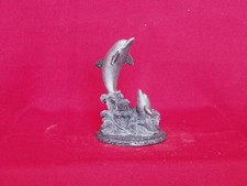 Lavastein Deko Figuren Skulpturen  Delphin Tier