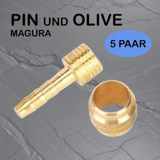 Olive und Pin (5 Paar) für
