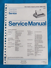 PHILIPS MSX Vintage Retro Computer DRUCKER NMS1432 SERVICE MANUAL ORIGINAL !