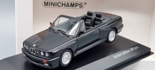 Modellautos 1:43 Minichamps BMW M3 E30 Cabriolet 1988 Glanzschwarz 1/500 OVP