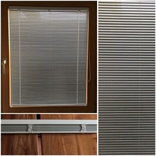 Jalousie Aluminium beige 16 mm Lamellen, Stab re (Foto ähnl.) 62,5x58