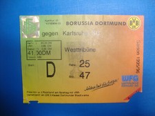 95/96 Ticket BVB Dortmund KSC