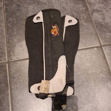 Reit Chaps Reitletten für Kinder schwarz Gr. 12-S