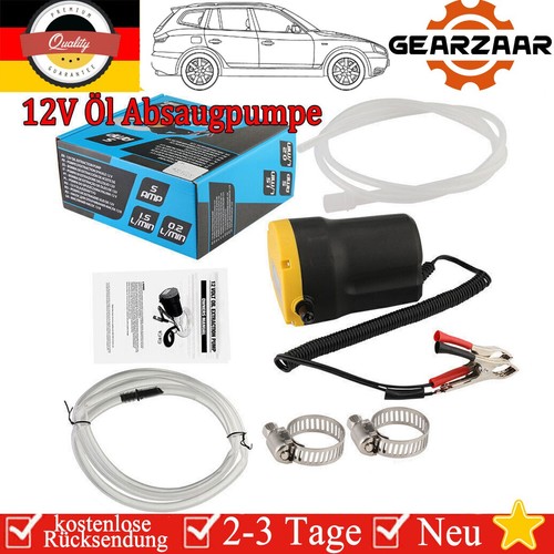 ölpumpe 12v kräftiger motor - 12v,