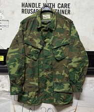 ORIGINAL SEHR SELTENES US ARMY VIETNAM JUNGLE SHIRT POPELINE ERDL 1967 SUPER EX!!!! ML