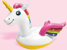 Intex Enchanted Unicorn Ride-On Badeinsel Luftmatratze 198x140x97cm 1713167