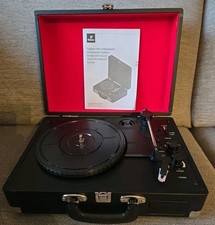 PLATTENSPIELER  RETRO Tragbar NEUWERTIG nie bespielt, voll funktionsfähig