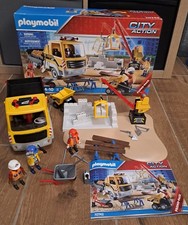Playmobil - City Action (70742) - Baustelle mit Kipplaster LKW Lastwagen - Neuwe