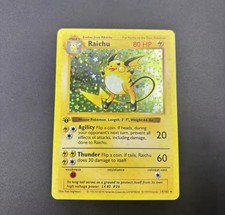 Pokémon Raichu Holo 1999 Base