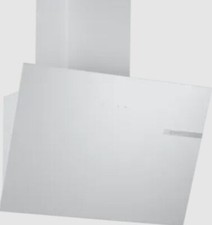 BOSCH Dunstabzugshaube Wandesse Kopffrei Haube 60cm Schräg Esse Klarglas weiß