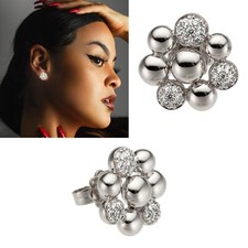 Große Ohrstecker Kugeln 585