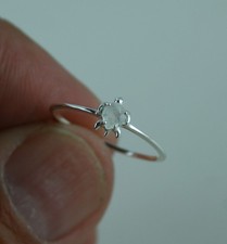 Sterling silber ring - silber,