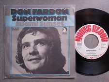 Garage Rock DON FARDON Superwoman ( Glam Rock) Single 7 45 Jahr 1973 MINT