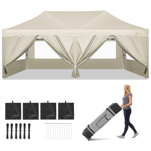 Faltpavillon 3x6m wasserdicht - 3x6m,