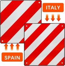 2in1 Warntafel für Italien
