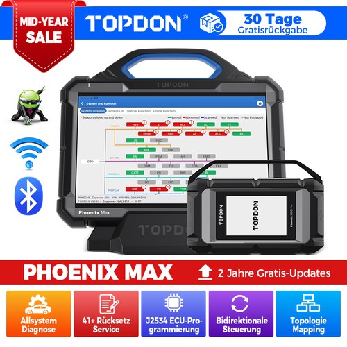 Topdon phoenix max obd2 - max,