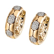 Goldmaid Creolen Schlangenlook