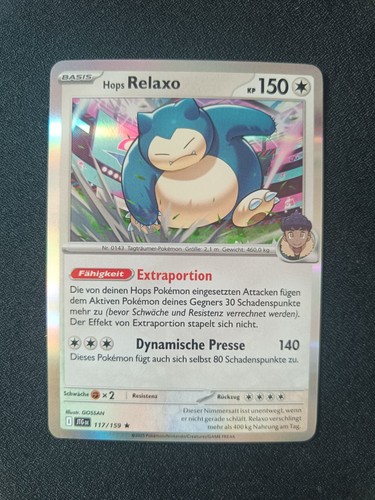 Pokémon karte relaxo - karte:,