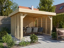Lamellenwand für Pavillon