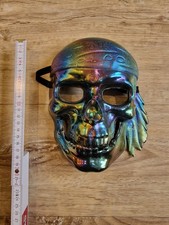 Maske Totenkopf Kinder Pirat Halloween Fashing Kostüm Regenbogenfarben