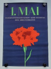 Plakat 1. Mai Kampftag Nelke