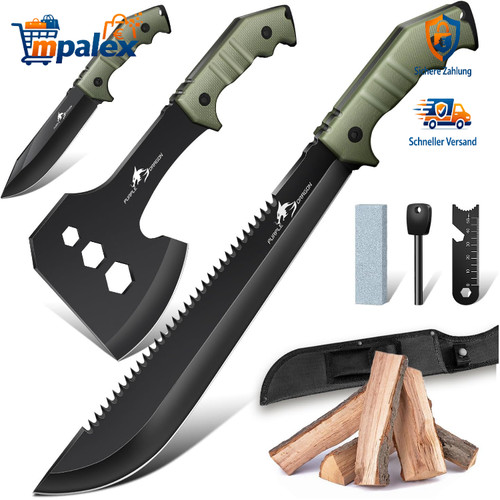 Outdoor axt set stahl full - set,