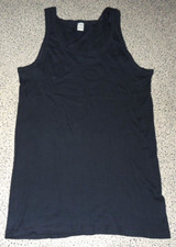 Herren Unterhemd Dunkelblau Baumwolle Gr. 7 XL Van Vaan