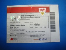 Ticket vfb stuttgart bvb - 09/10,