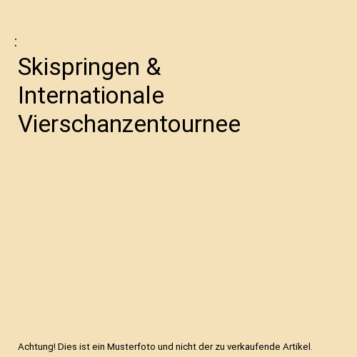 Skispringen internationale - skispringen,