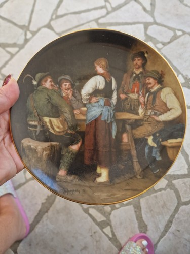 Lilien porzellan sammelteller - porzellan,