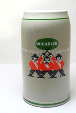 Bierkrug 3 Liter Krug Wicküler Brauerei "Männer wie wir Wicküler Bier"