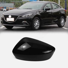 Schwarze Spiegelkappe links für Mazda 3 Axela 2014-2016 hinten Neu